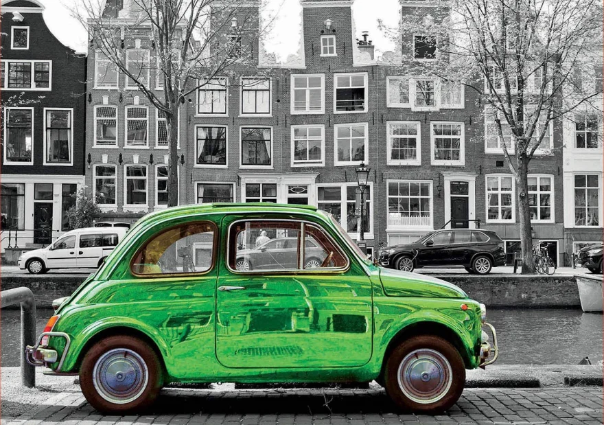 EDUCA Puzzle Auto v Amsterdamu 1000 dílků