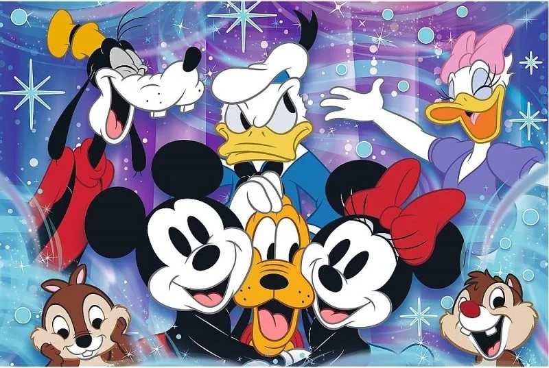 TREFL Puzzle Disney 100 let: Zábava v Disney Worldu 100 dílků