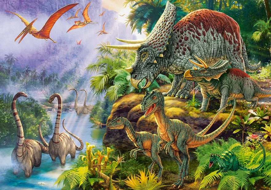 CASTORLAND Puzzle Údolí dinosaurů 500 dílků