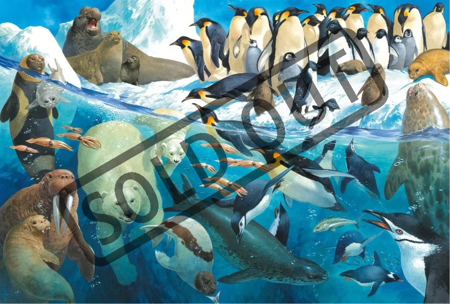 SCHMIDT Puzzle Zvířata za polárním kruhem 100 dílků