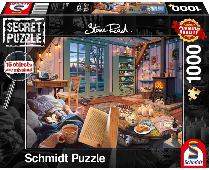 SCHMIDT Secret puzzle V prázdninovém domě 1000 dílků
