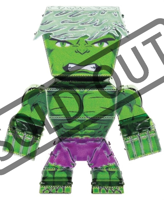 METAL EARTH 3D puzzle Avengers Hulk figurka Puzzlepuzzle.cz