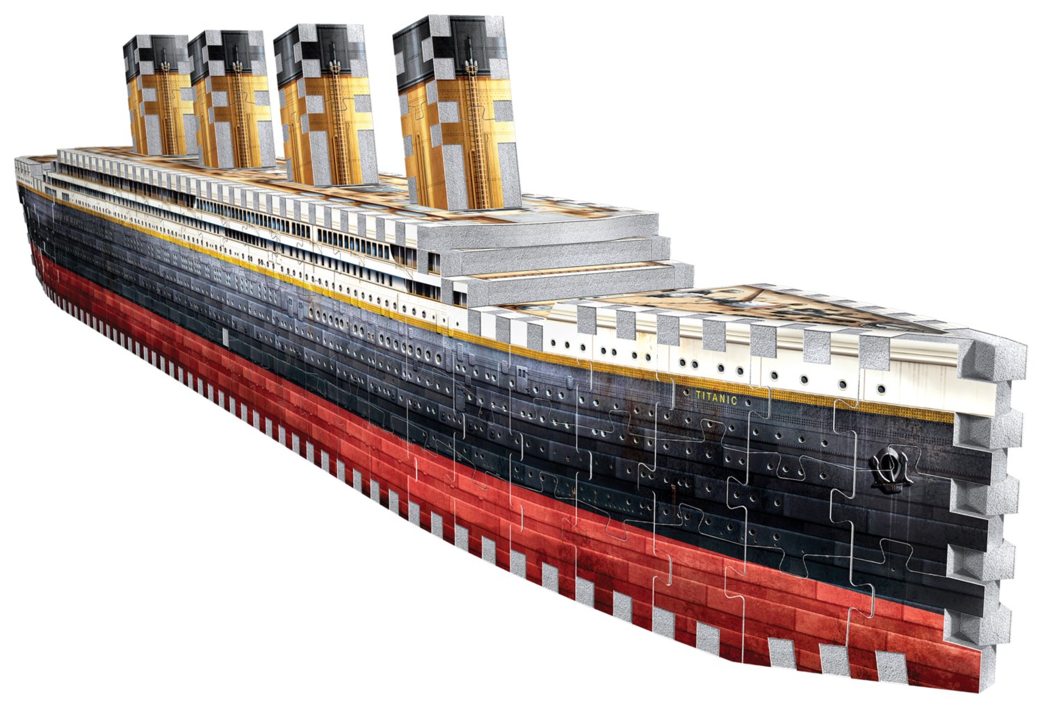 WREBBIT 3D puzzle Titanic 440 dílků Puzzlepuzzle.cz