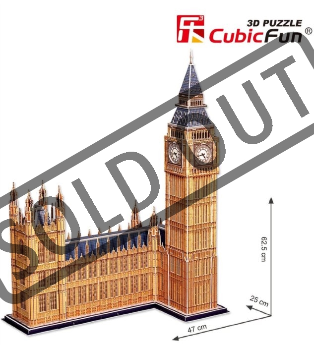 CUBICFUN 3D puzzle Big Ben a Westminsterský palác 117 dílků Puzzle