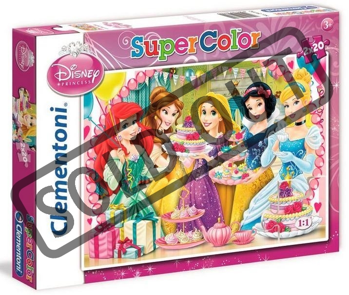 CLEMENTONI Puzzle Disney Princezny 2x20 dílků | Puzzle-puzzle.cz
