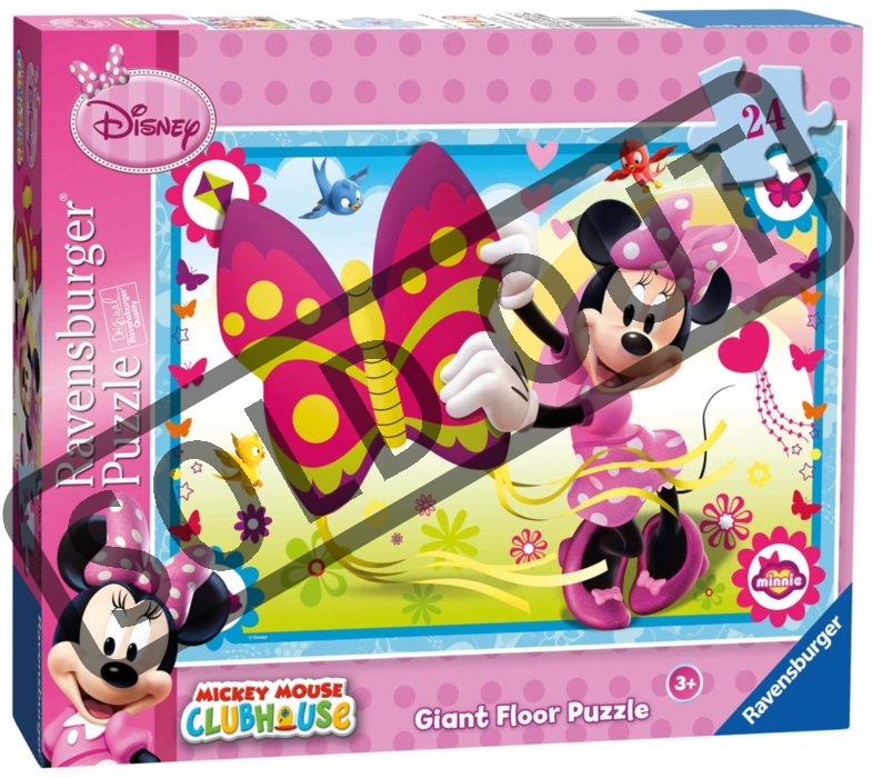 RAVENSBURGER Puzzle Mickeyho klubík: Minnie 24 dílků | Puzzle-puzzle.cz