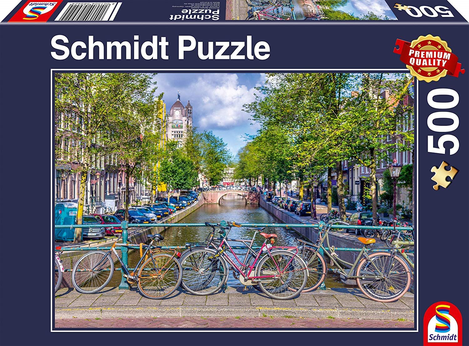 Puzzle Schmidt Amsterdam, 1000 Pezzi Circa, Paesaggio Olandese, Fabbricato In Italia, Alta Qualità - 6
