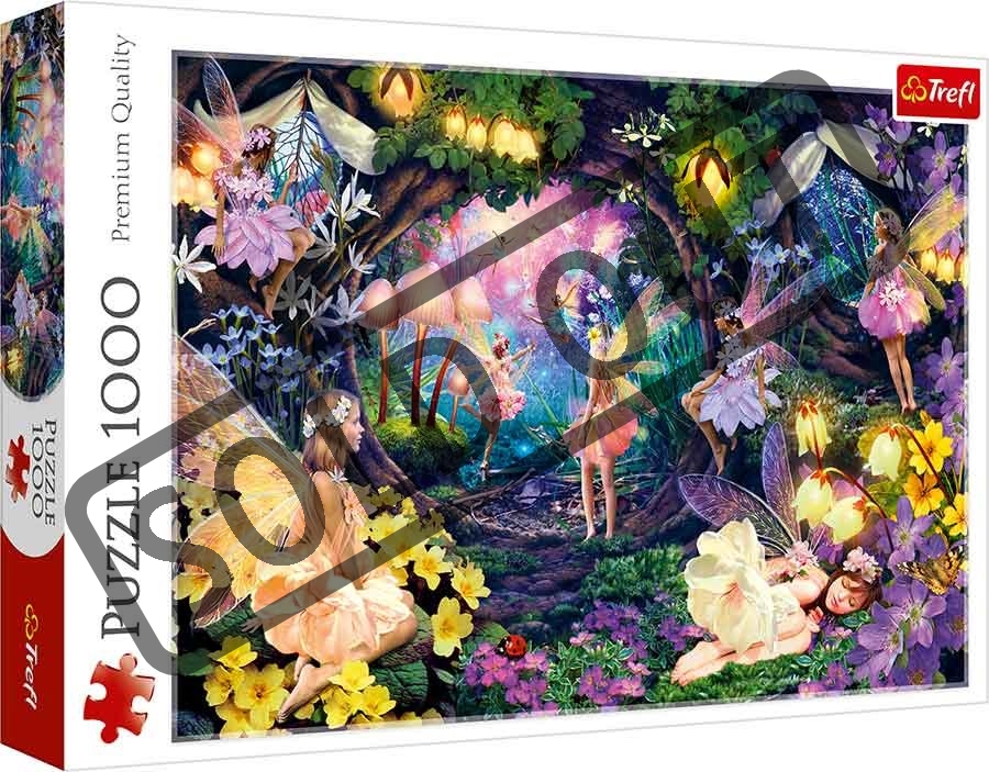TREFL Puzzle Veselý čas víl 1000 dílků Puzzlepuzzle.cz