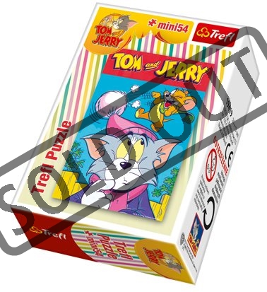 TREFL Puzzle Tom a Jerry: Tomova bambule 54 dílků | Puzzle-puzzle.cz