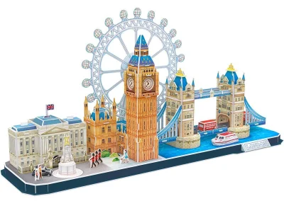 3D puzzle CityLine panorama: Londýn 107 dílků