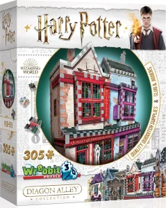 3D puzzle Harry Potter: Prvotřídní potřeby pro famfrpál a Slug & Jiggers Apothecary 305 dílků