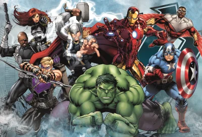 Puzzle Avengers: Do akce 100 dílků