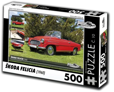 Puzzle č. 10 Škoda Felicia (1960) 500 dílků