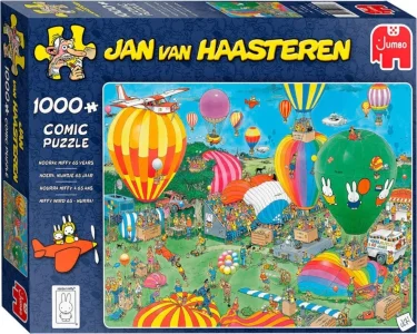 Puzzle JvH Miffy slaví 65 let, hurá! 1000 dílků