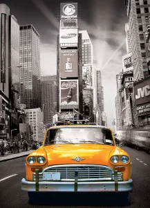 Puzzle Žlutý taxík v New Yorku 1000 dílků