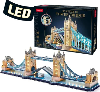 Svítící 3D puzzle Tower Bridge 222 dílků