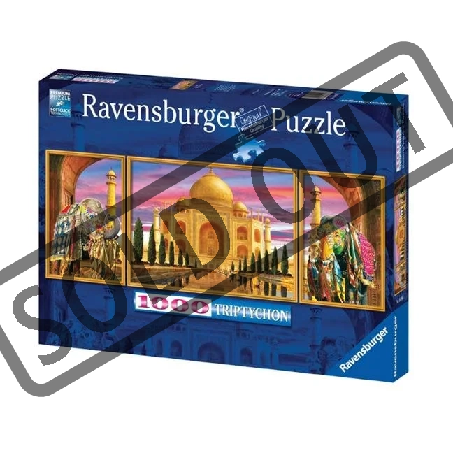 RAVENSBURGER Puzzle Triptych: Taj Mahal - snění 1000 dílků