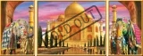 RAVENSBURGER Puzzle Triptych: Taj Mahal - snění 1000 dílků