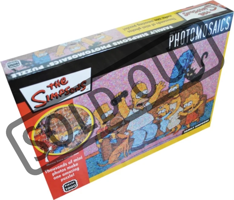 PAUL LAMOND Puzzle fotomozaika Simpsonovi - rodinka 1000 dílků