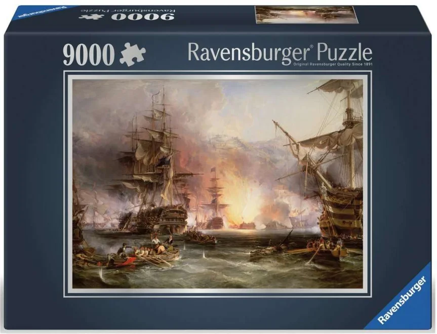 RAVENSBURGER Puzzle Námořní bitva u Alžíru 9000 dílků