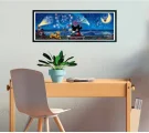 CLEMENTONI Panoramatické puzzle Mickey a Minnie 1000 dílků