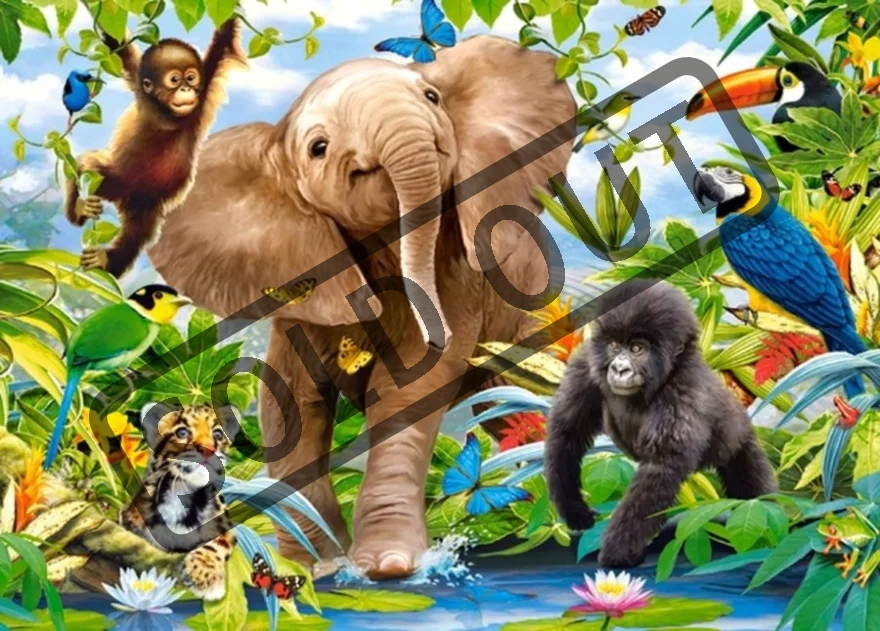 Puzzle 1500 Dos Tigres En Puzzles Tu Me Completas