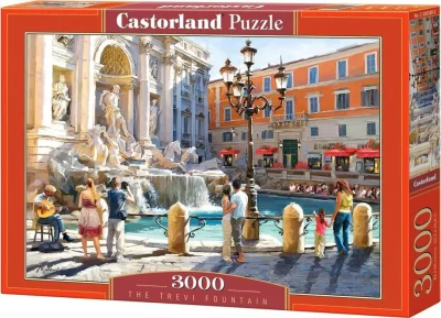 Puzzle Fontána di Trevi, Řím 3000 dílků
