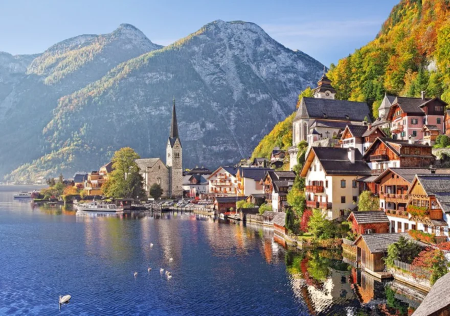 CASTORLAND Puzzle Hallstatt, Rakousko 500 dílků