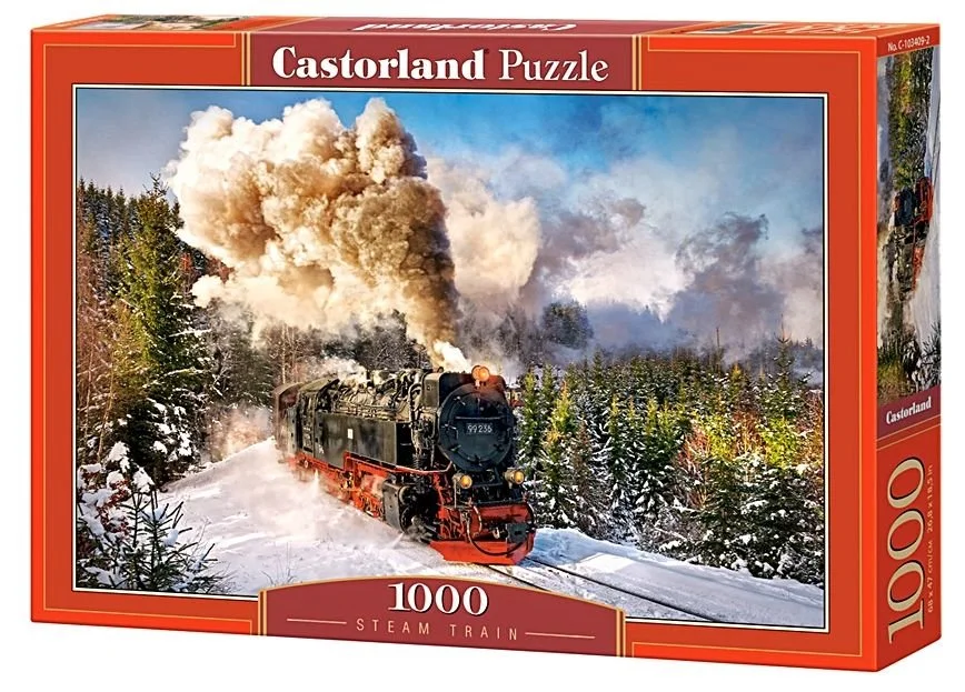 CASTORLAND Puzzle Parní vlak 1000 dílků