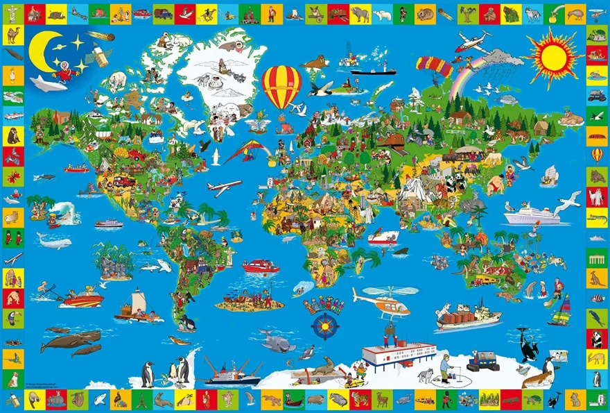 SCHMIDT Puzzle Tvůj úžasný svět 200 dílků