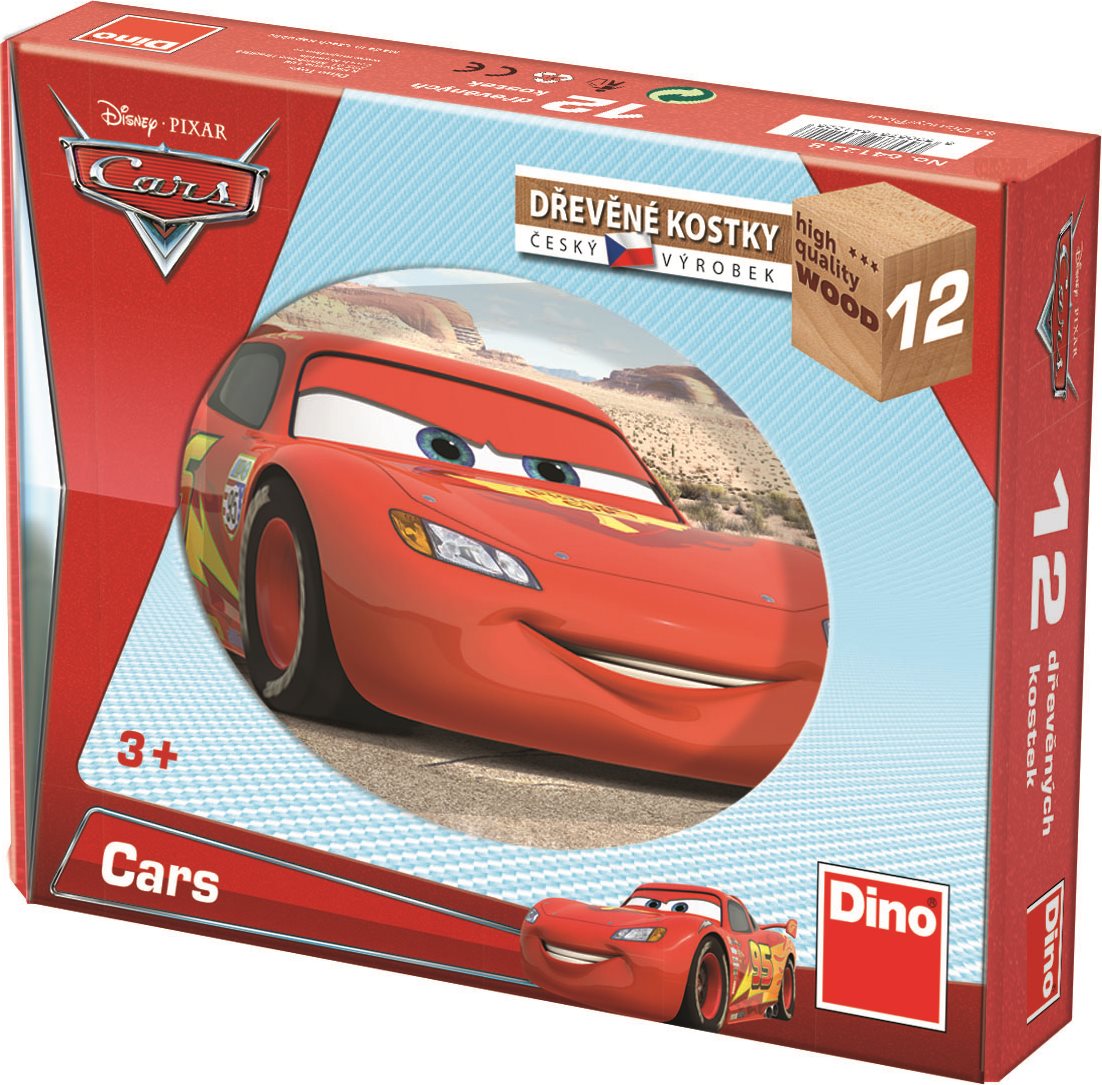Dino Dřevěné kostky Cars ve světě