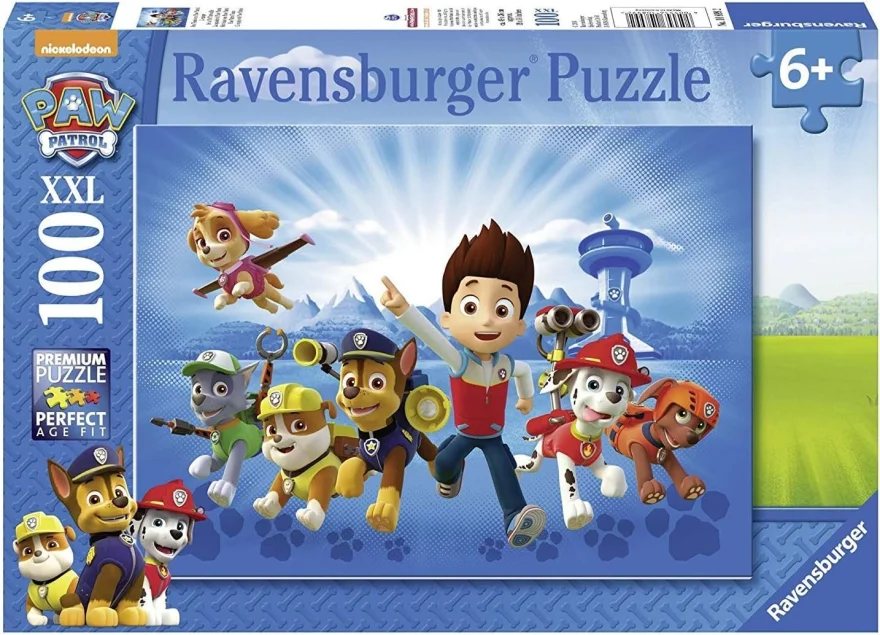 Puzzle Tlapková patrola: Jsme tým XXL 100 dílků
