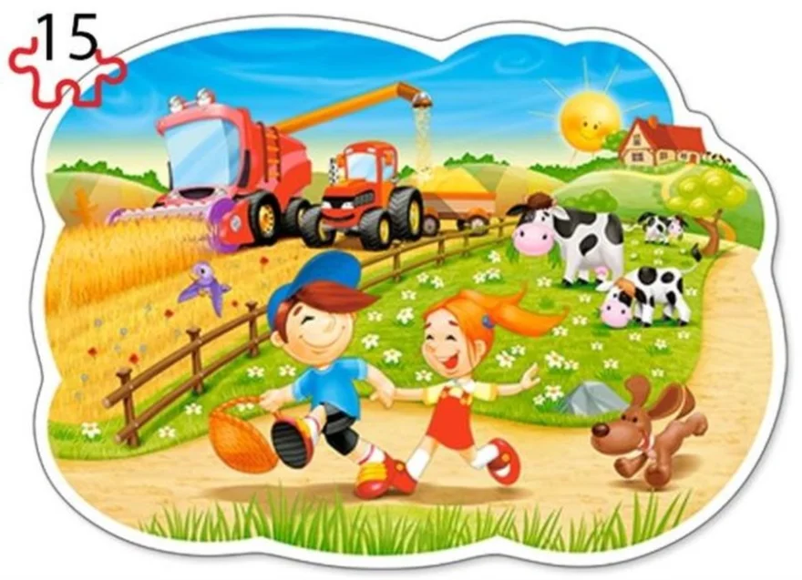 CASTORLAND Puzzle Roční období 4v1 (8,12,15,20 dílků)