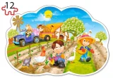 CASTORLAND Puzzle Roční období 4v1 (8,12,15,20 dílků)
