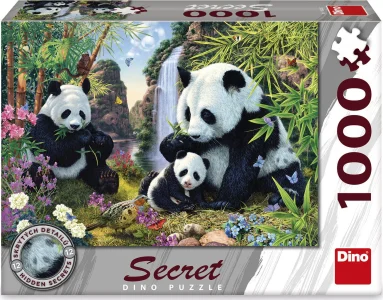 Puzzle Secret Collection: Pandy 1000 dílků