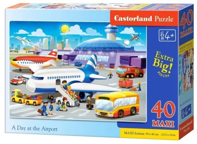 Puzzle Na letišti MAXI 40 dílků