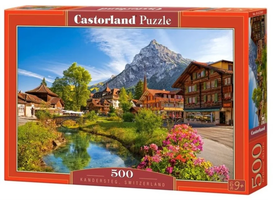 CASTORLAND Puzzle Kandersteg, Švýcarsko 500 dílků