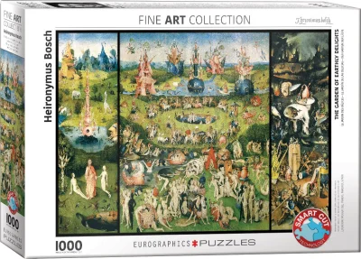 Puzzle Zahrada pozemských rozkoší 1000 dílků