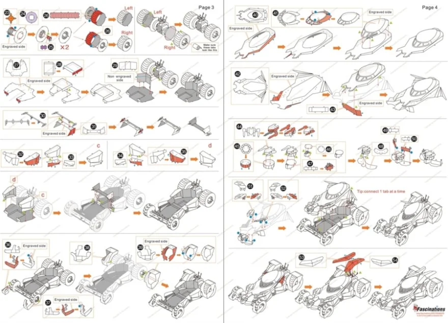 METAL EARTH 3D puzzle Batman vs. Superman: Batmobile