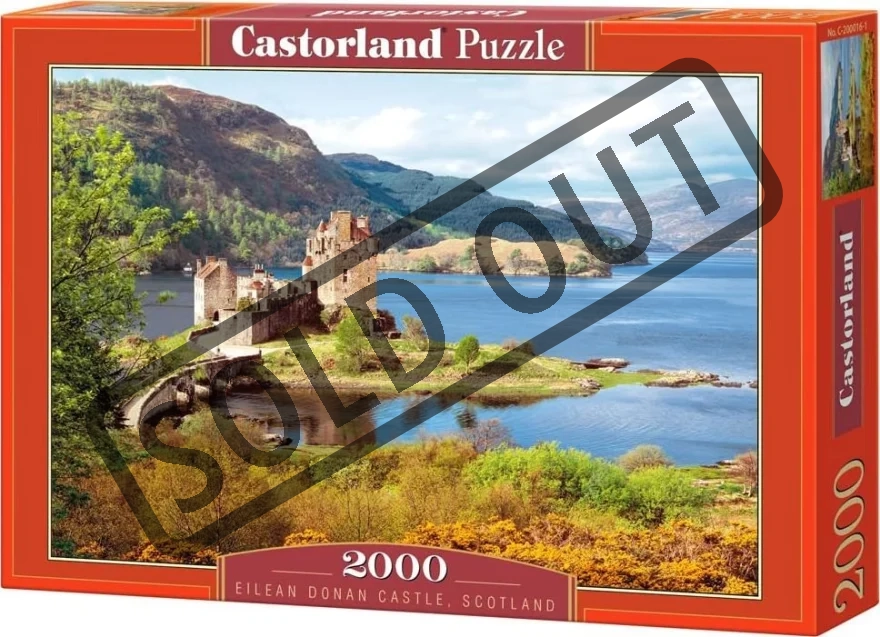 CASTORLAND Puzzle Hrad Eilean Donan 2000 dílků