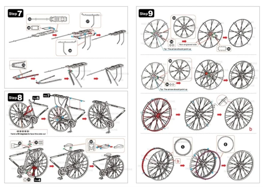 METAL EARTH 3D puzzle Bicykl (ICONX)