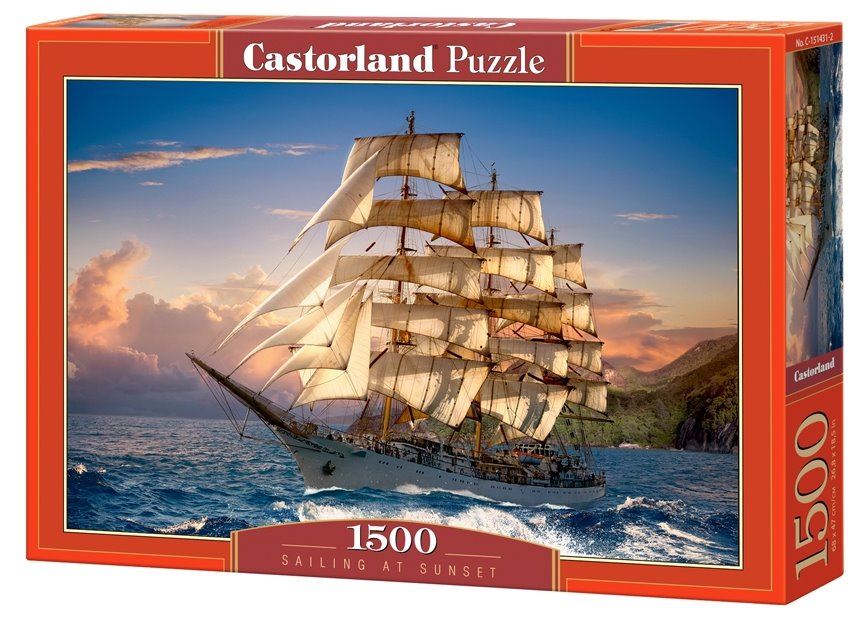 CASTORLAND Puzzle Plavba za soumraku 1500 dílků