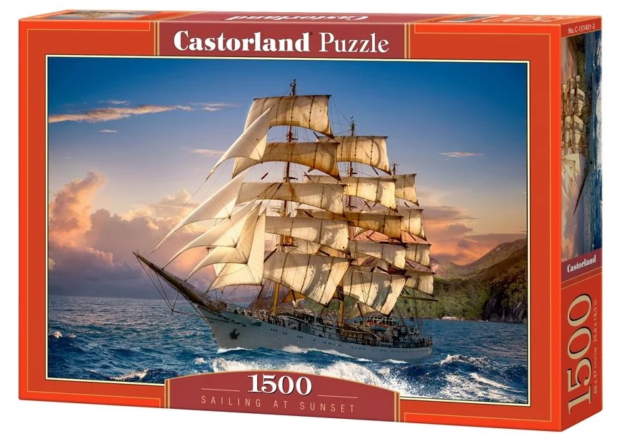 CASTORLAND Puzzle Plavba za soumraku 1500 dílků