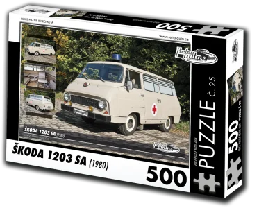 Puzzle č. 25 Škoda 1203 SA (1980) 500 dílků