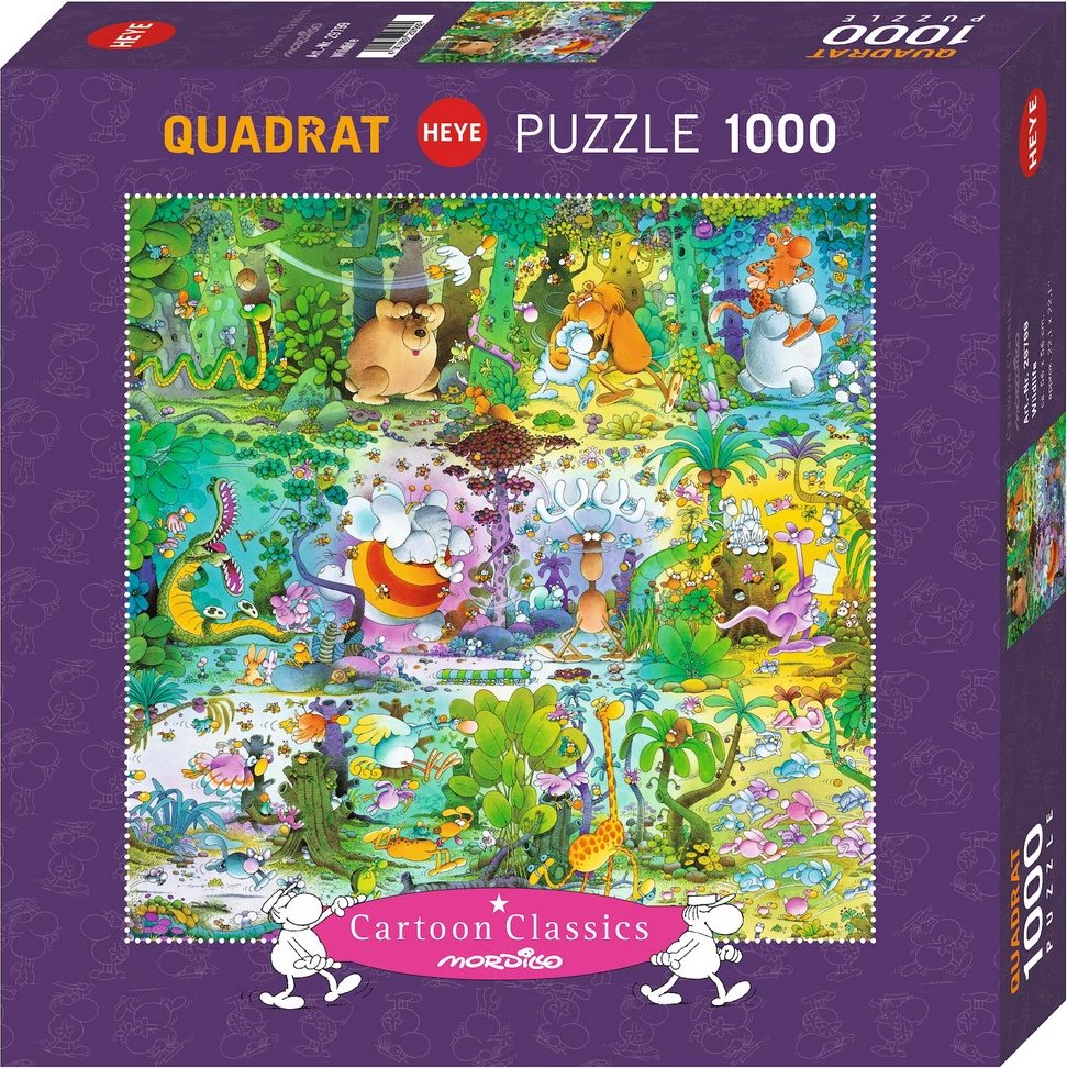 Heye Čtvercové puzzle Divočina 1000 dílků