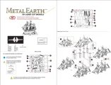 METAL EARTH 3D puzzle Loď Golden Hind (zlatá)