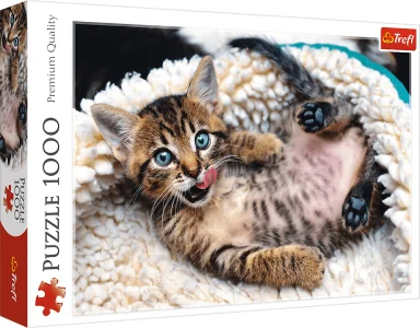 Puzzle Veselé kotě 1000 dílků