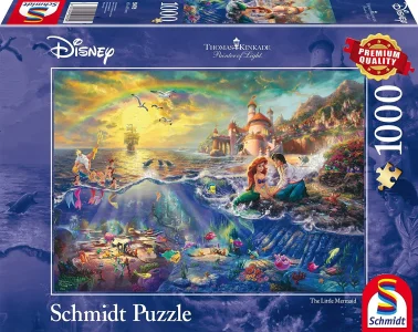 Puzzle Malá mořská víla Ariel 1000 dílků
