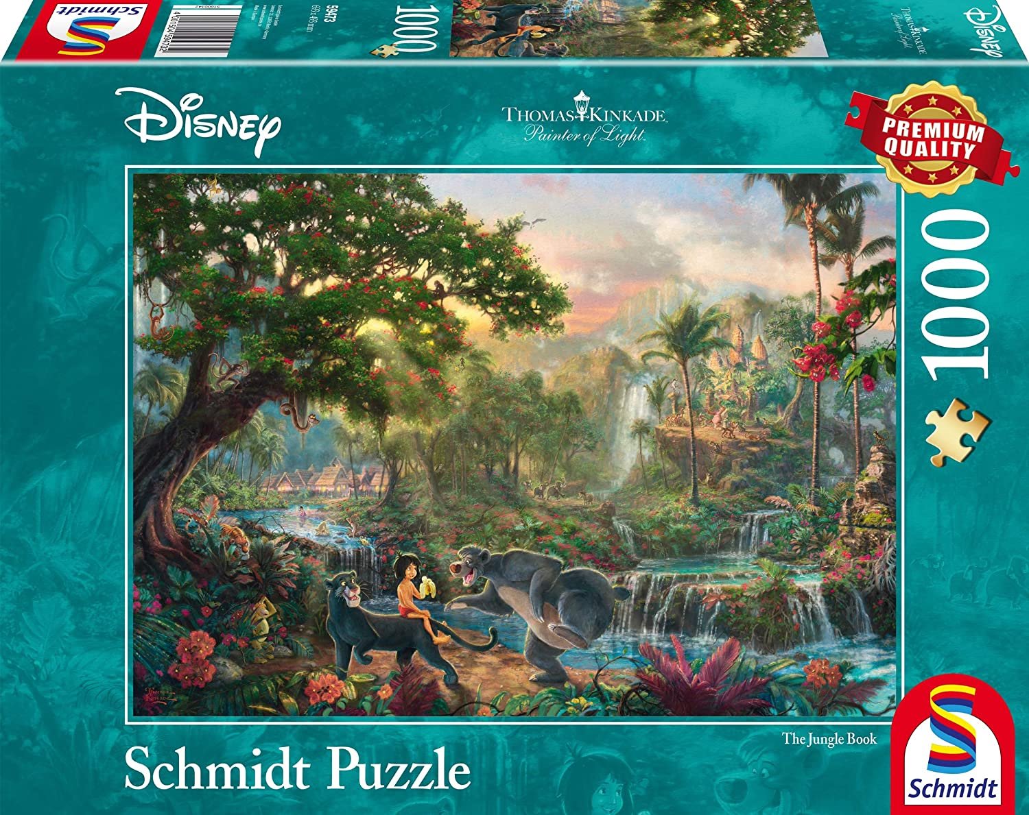SCHMIDT Puzzle Kniha džunglí 1000 dílků