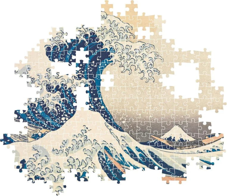 CLEMENTONI Puzzle Museum Collection: Velká vlna 1000 dílků